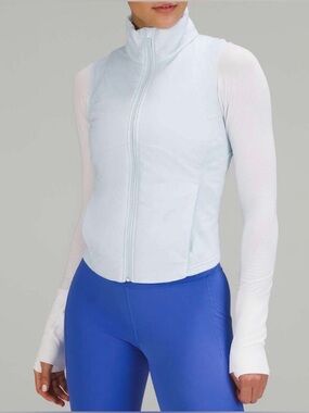 NWOT New Lululemon Push Your Pace Vest Powder Blue
